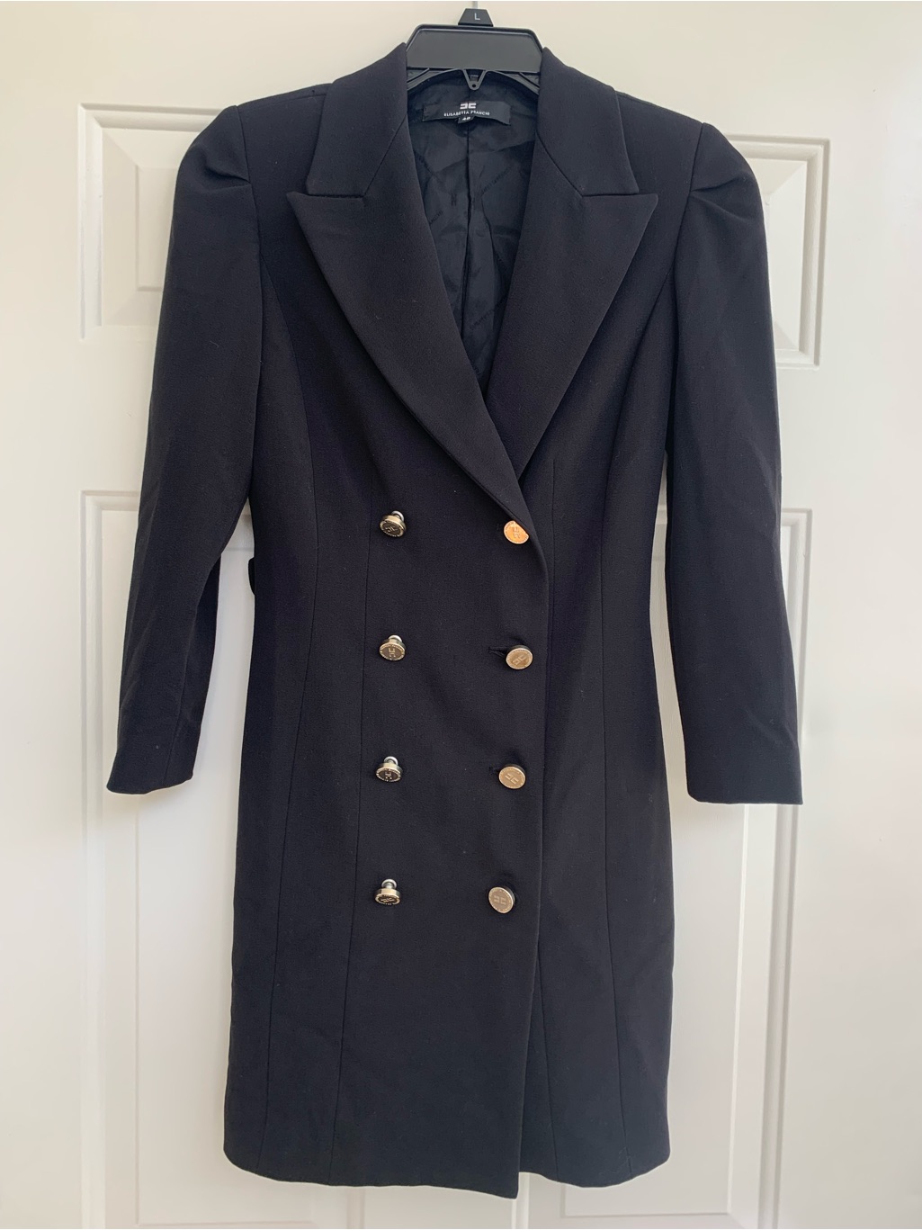 Elisabetta Franchi Double Breasted Dress/Jacket Size 40